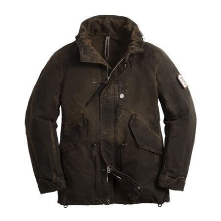 Куртка 23 HLC винтажная коричневая