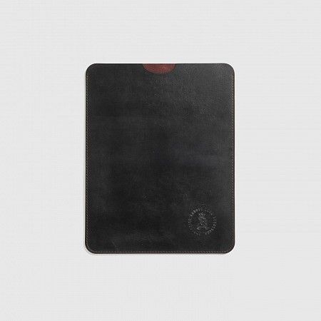 Папка-чехол кожаный GB01,сланец черный
